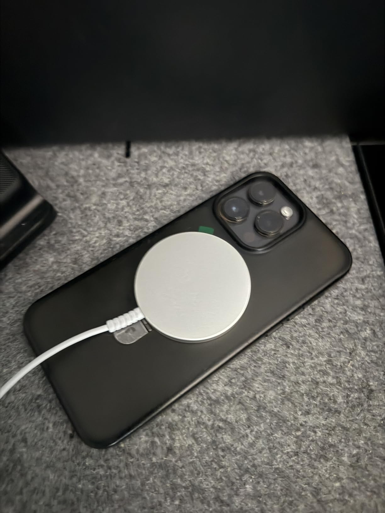 for MagSafe Charger: Magnetic Wireless Charging Pad for iPhone 17 16 15 14 13 12 Series & AirPods 4-2 Pro, Strong Magnet, Aluminum Alloy, USB-C/A Ports, Ultra-Thin & Portable, Ideal for Desk & Bedside - Customer Photo 5