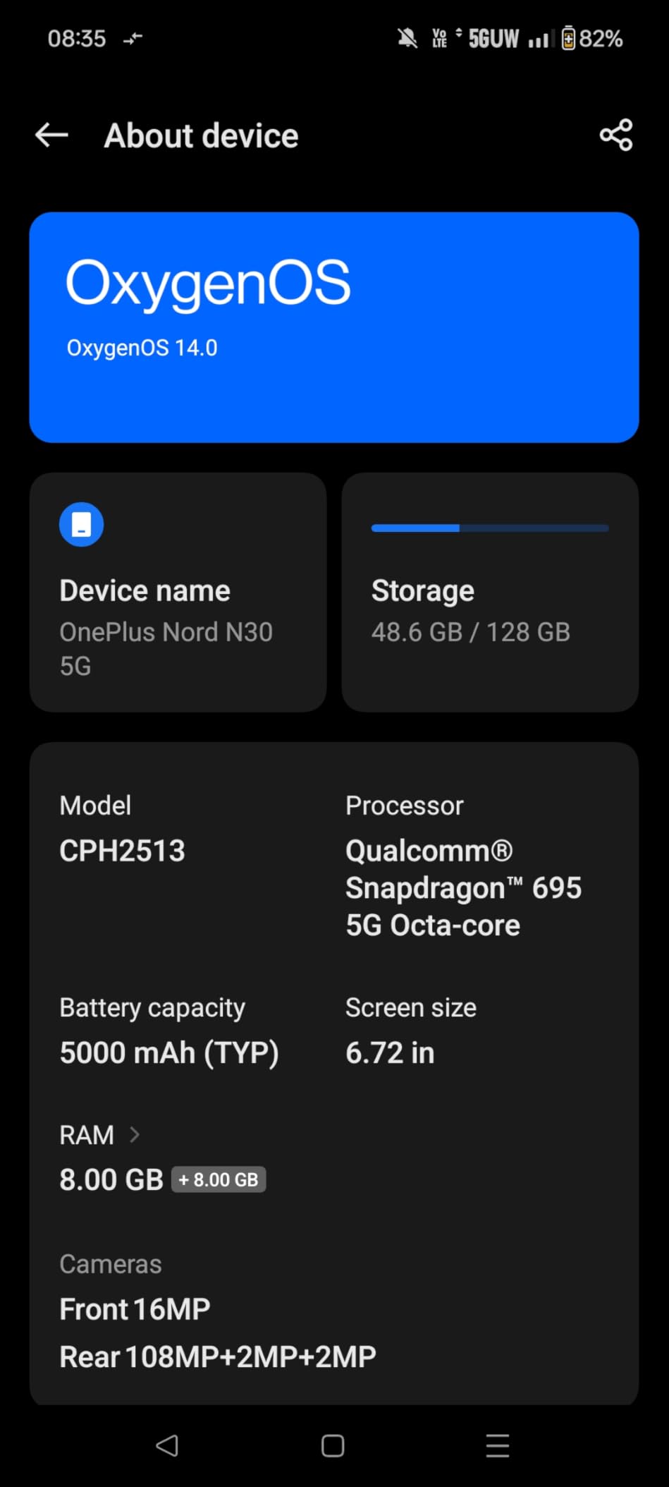 OnePlus Nord N30 5G | Unlocked Dual-SIM Android Smart Phone | 6.7 OnePlus Nord N30 5G | Unlocked Dual-SIM Android Smart Phone | 6.7