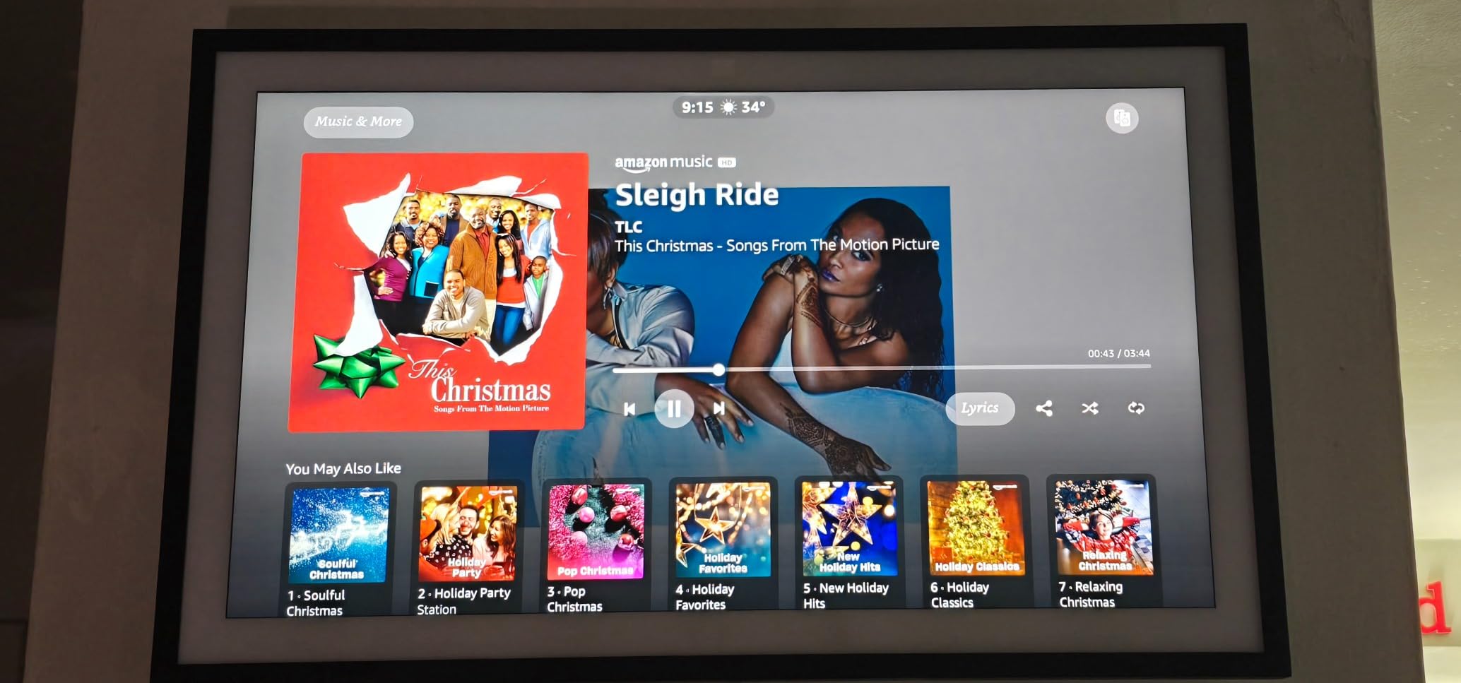 Amazon Echo Show 15 (newest model), Full HD 15.6