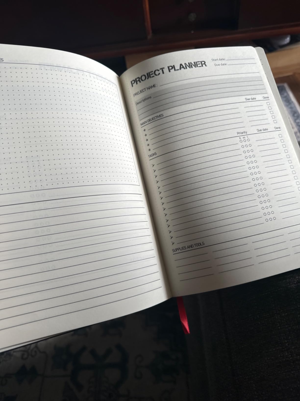 Project Planner: Management Notebooks Organizer & Work Log Book Tracker With Checklist Brainstorming for Entrepreneurs, Managers & Small Business Owners Customer Review Project Planner: Management Notebooks Organizer & Work Log Book Tracker With Checklist Brainstorming for Entrepreneurs, Managers & Small Business Owners - Customer Photo 1