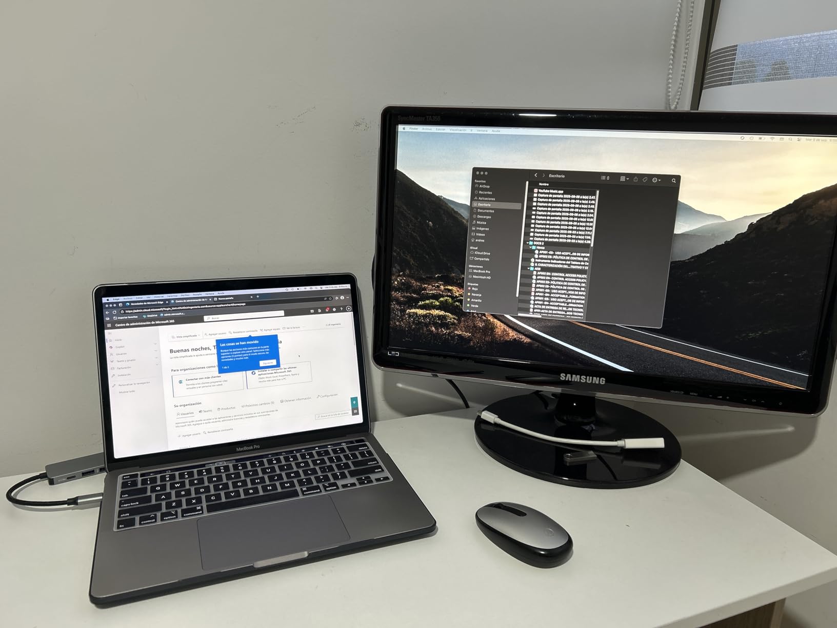 USB C Hub 7 in 1 Multiport Adapter with 4K HDMI Dongle, 100W PD, SD/TF Card Reader, 3 USB-A, USBC Docking Station for MacBook Mac Pro/Air, Dell, HP, ASUS, Acer and Other Type C Laptops - Customer Photo 3