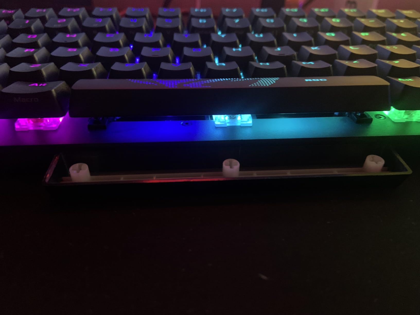 ASUS ROG Strix Scope II 96 Wireless Mechanical Gaming Keyboard – 96% Full-Size, Tri-Mode Connectivity, Hot Swappable Pre-lubed ROG NX Snow Linear Switches, PBT Keycaps, RGB, PC/Mac Support-Black Customer Review ASUS ROG Strix Scope II 96 Wireless Mechanical Gaming Keyboard – 96% Full-Size, Tri-Mode Connectivity, Hot Swappable Pre-lubed ROG NX Snow Linear Switches, PBT Keycaps, RGB, PC/Mac Support-Black - Customer Photo 1