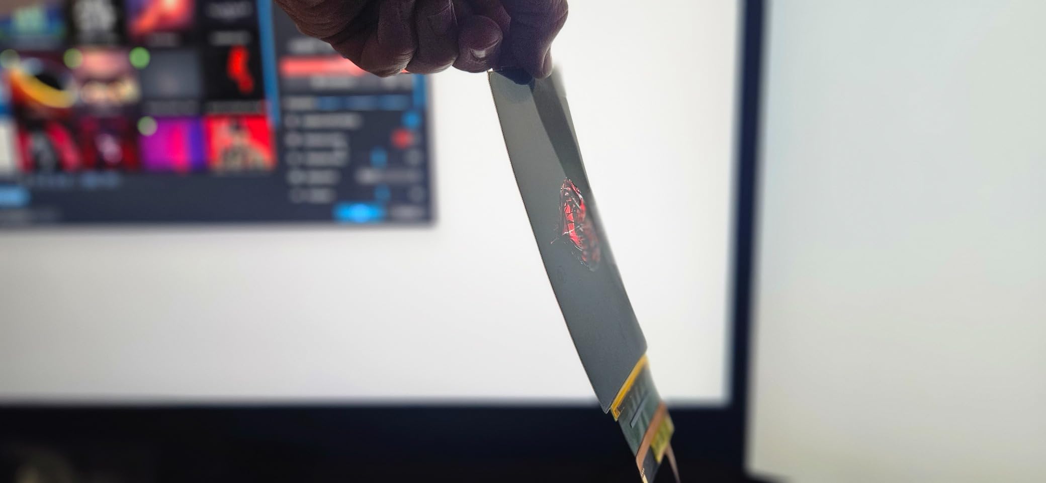 6 inch 2K 1440 * 2880 Flexible OLED Screen Display Soft Curved Bendable Display Screen Module with HDMI Driver Board Controller Kit Only Support Windows Portrait Mode by Default - Customer Photo 2