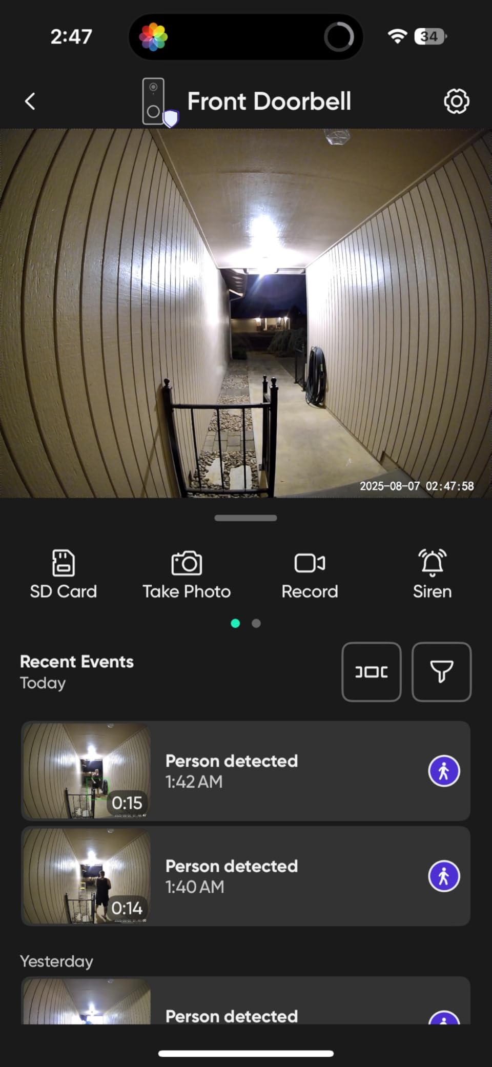 Wyze Video DOORBELL V2 Security Camera - Black customer photo 2