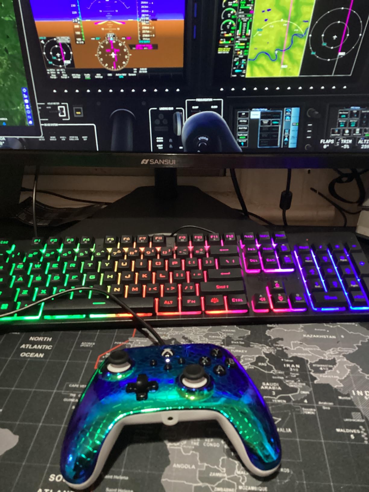 PowerA Advantage Wired Controller for Xbox Series X|S - Pink Lemonade, Xbox Controller with Detachable 10ft USB-C Cable, Mappable Buttons, Trigger Locks and Rumble Motors, Officially Licensed for Xbox - Customer Photo 2