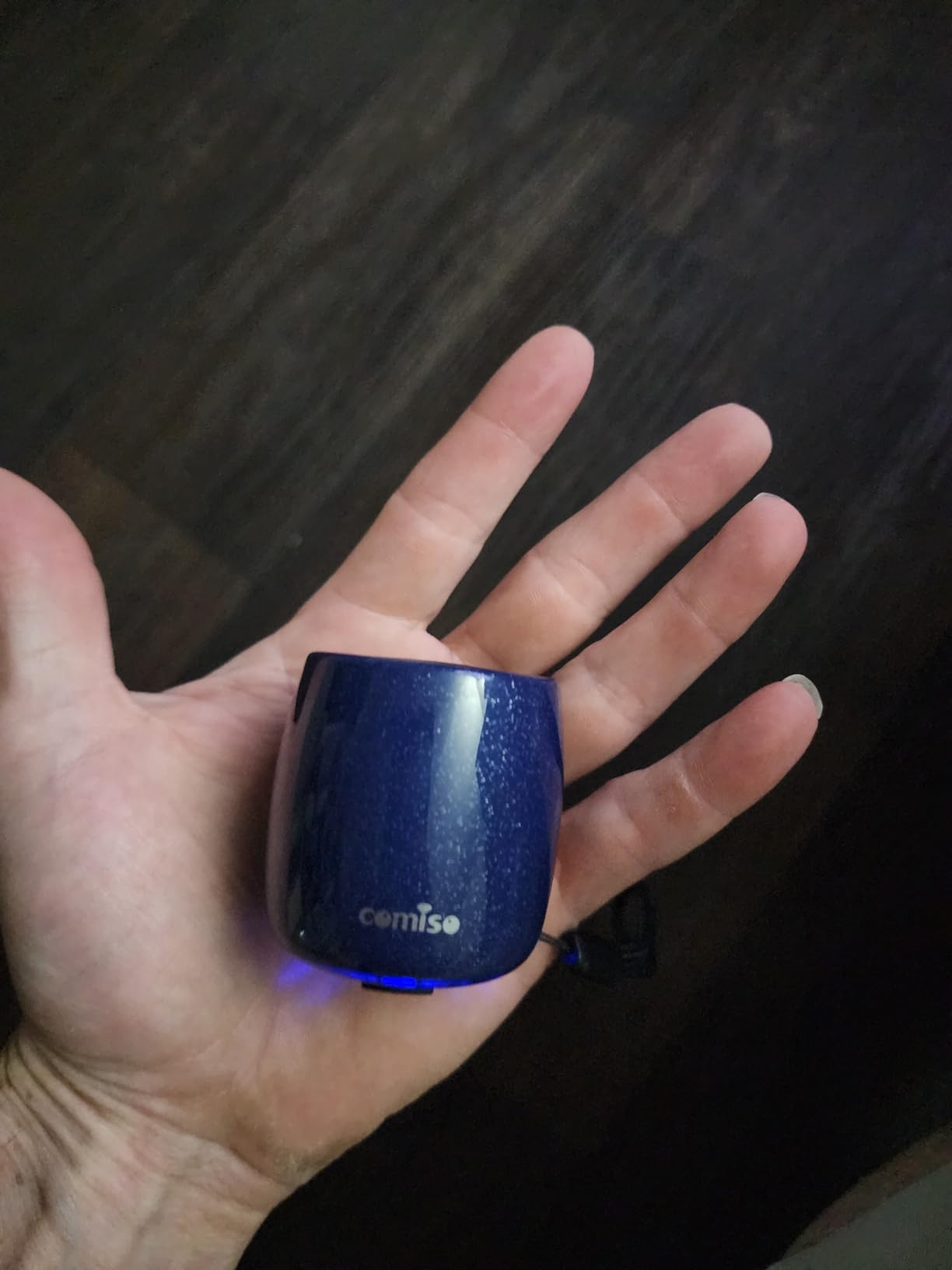 Small Speaker, Bluetooth Speaker with 360°HD Stereo Sound and Robust Bass, Mini Speakers with Hands-Free Call, IP67 Waterproof, Portable Speakers for Shower, Room, Car, Trip, Ideal Gift for Men, Women Customer Review Small Speaker, Bluetooth Speaker with 360°HD Stereo Sound and Robust Bass, Mini Speakers with Hands-Free Call, IP67 Waterproof, Portable Speakers for Shower, Room, Car, Trip, Ideal Gift for Men, Women - Customer Photo 2