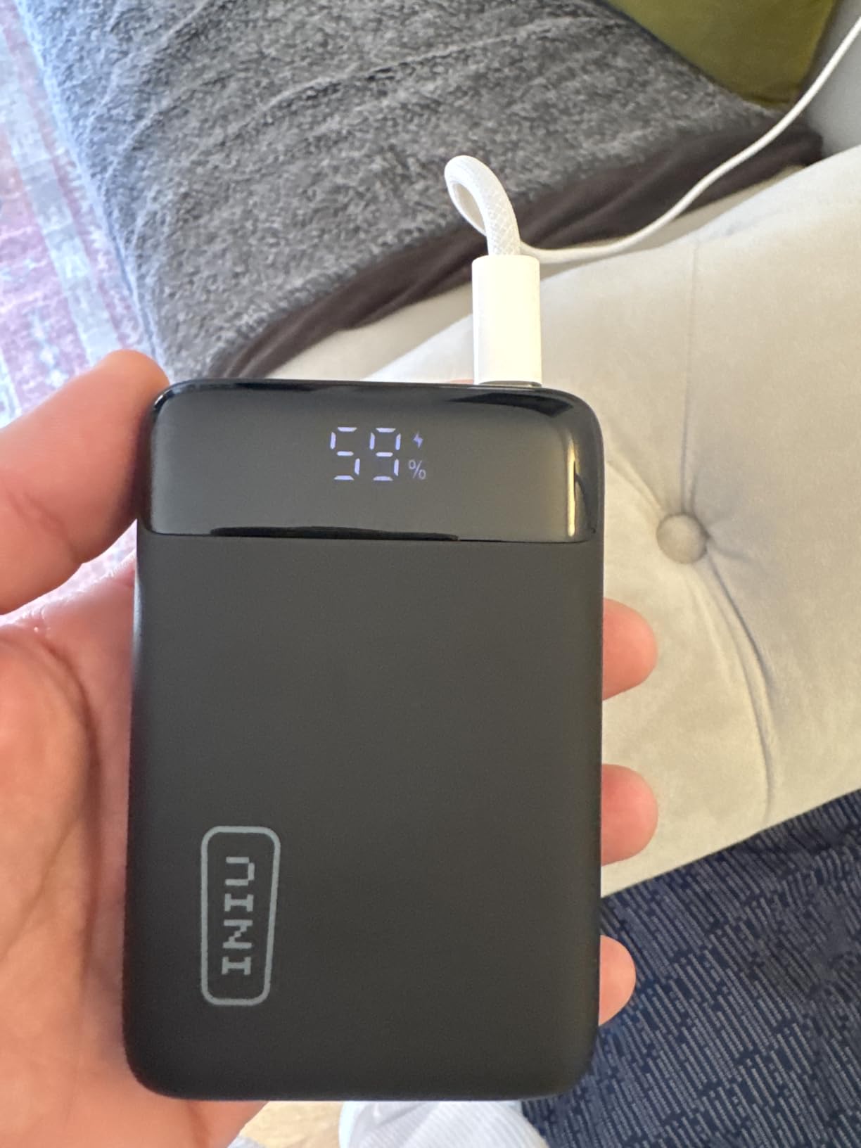INIU Portable Charger, Smallest 22.5W 20000mAh USB C in & Out Power Bank Fast Charging, PD 3.0+QC 4.0 LED Display Phone Battery Pack Compatible with iPhone 17 16 15 14 Pro Samsung S24 Google iPad etc customer photo 2