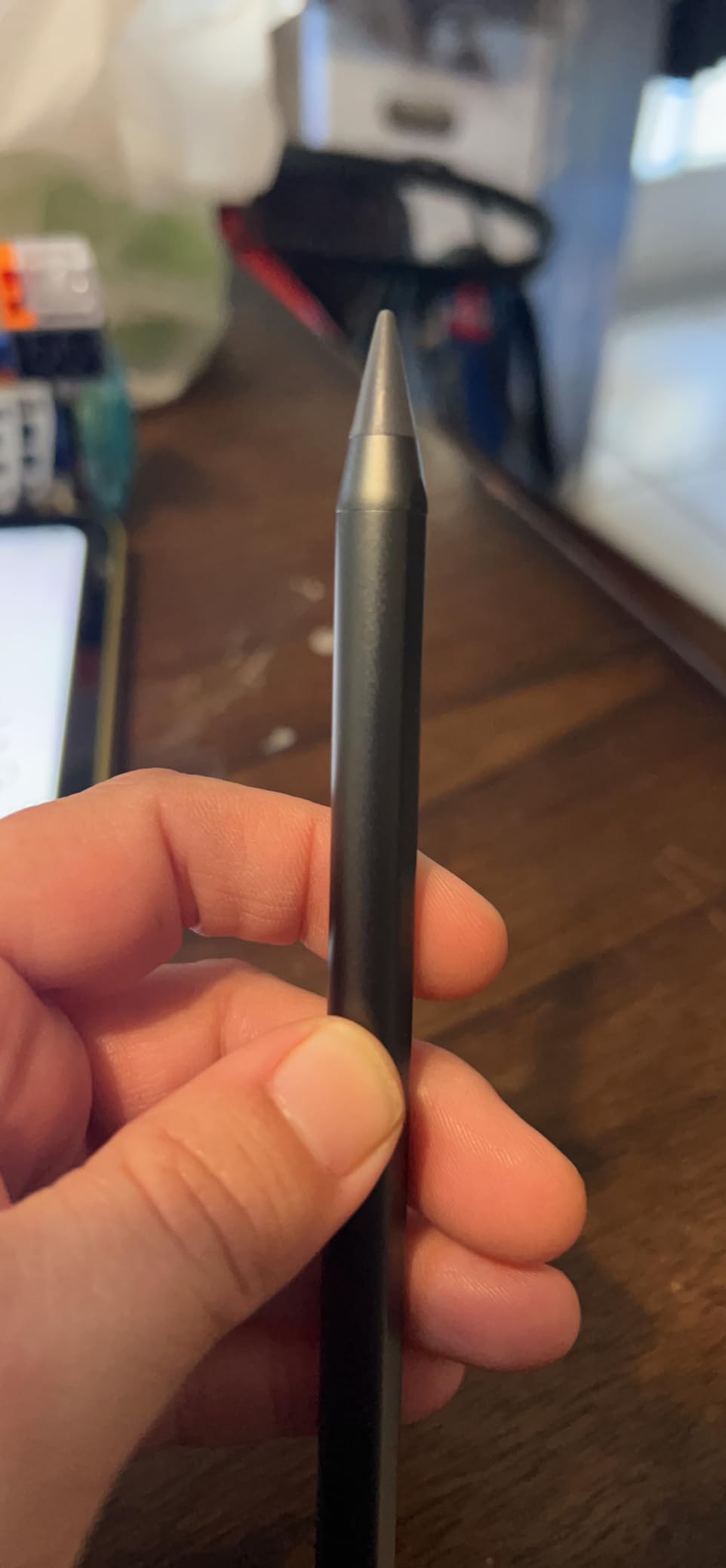 ZAGG Pro Stylus 2 with Active & Capacitive Tips, Palm Rejection, Tilt Recognition, Bluetooth Pairing, Compatible w/iPad Pro 11/12.9 (3,4, & 5 Gen)/Air 10.9/iPad 10.2/9.7/Mini 5/ iPad Air (M2) - Blue Customer Review ZAGG Pro Stylus 2 with Active & Capacitive Tips, Palm Rejection, Tilt Recognition, Bluetooth Pairing, Compatible w/iPad Pro 11/12.9 (3,4, & 5 Gen)/Air 10.9/iPad 10.2/9.7/Mini 5/ iPad Air (M2) - Blue - Customer Photo 2
