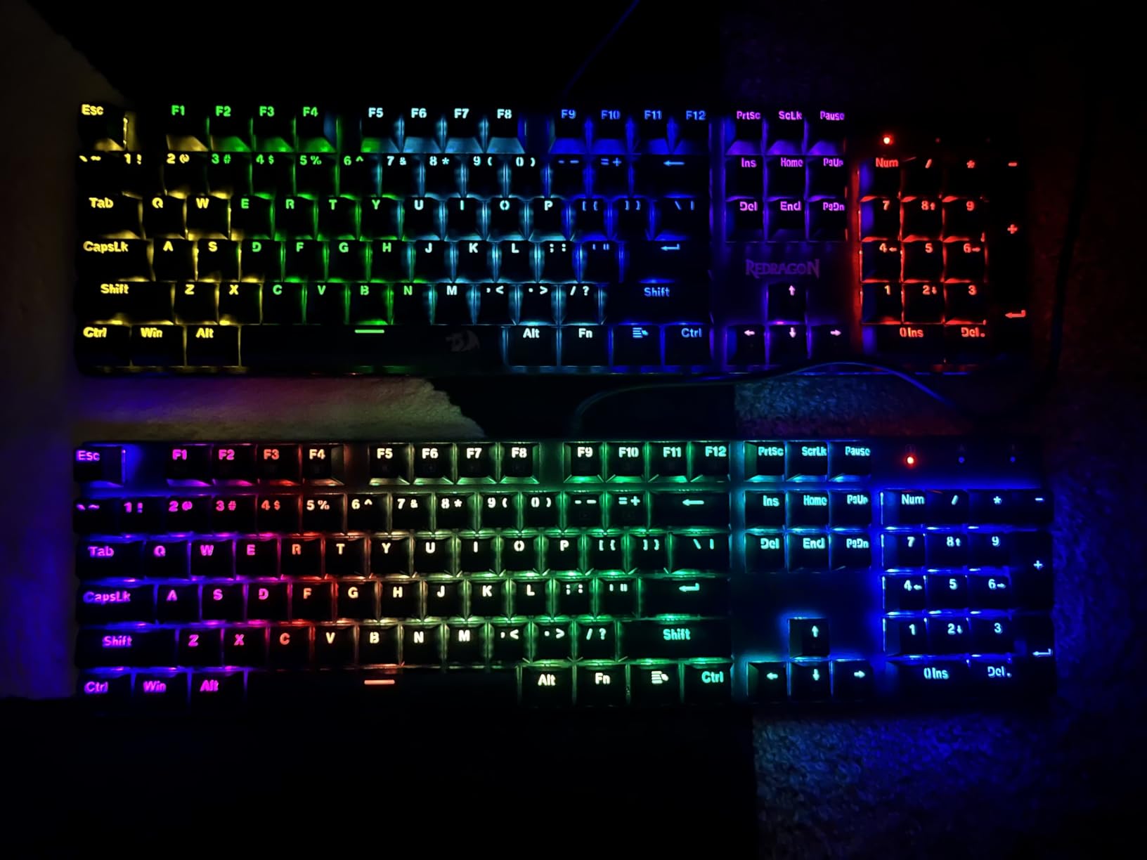 Redragon Mechanical Gaming Keyboard Wired, 11 Programmable Backlit Modes, Hot-Swappable Red Switch, Anti-Ghosting, Double-Shot PBT Keycaps, Light Up Keyboard for PC Mac Customer Review Redragon Mechanical Gaming Keyboard Wired, 11 Programmable Backlit Modes, Hot-Swappable Red Switch, Anti-Ghosting, Double-Shot PBT Keycaps, Light Up Keyboard for PC Mac - Customer Photo 1