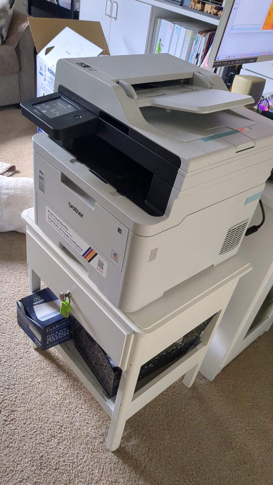 Brother MFC-L3720CDW Wireless Color Laser Printer with Scanner, Copier and Fax | Auto Duplex and 250-Sheet Capacity | Includes Refresh Subscription Trial(1). Amazon Dash Replenishment Ready Customer Review Brother MFC-L3720CDW Wireless Color Laser Printer with Scanner, Copier and Fax | Auto Duplex and 250-Sheet Capacity | Includes Refresh Subscription Trial(1). Amazon Dash Replenishment Ready - Customer Photo 1
