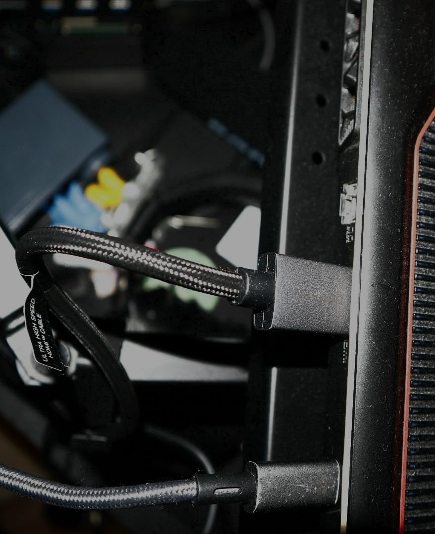 UGREEN 8K HDMI 2.1 Cable 48Gbps 6.6FT, Certified Ultra High Speed HDMI Cord Aluminum, 4K@240Hz 120Hz 10K 8K@60Hz, HDCP 2.2&2.3, eARC HDR 10 Dolby Compatible with PS5/Blu-ray/Roku TV/Switch 2/Mac mini Customer Review UGREEN 8K HDMI 2.1 Cable 48Gbps 6.6FT, Certified Ultra High Speed HDMI Cord Aluminum, 4K@240Hz 120Hz 10K 8K@60Hz, HDCP 2.2&2.3, eARC HDR 10 Dolby Compatible with PS5/Blu-ray/Roku TV/Switch 2/Mac mini - Customer Photo 2