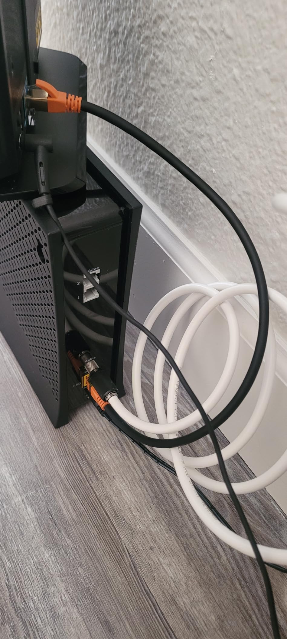 Cat 8 Ethernet Cable, 1.5Ft 3Ft 6Ft 10Ft 15Ft 20Ft 30Ft 35Ft 50Ft 100Ft Heavy Duty High Speed Internet Network Cable, Professional LAN Cable Shielded in Wall, Indoor&Outdoor - Customer Photo 2