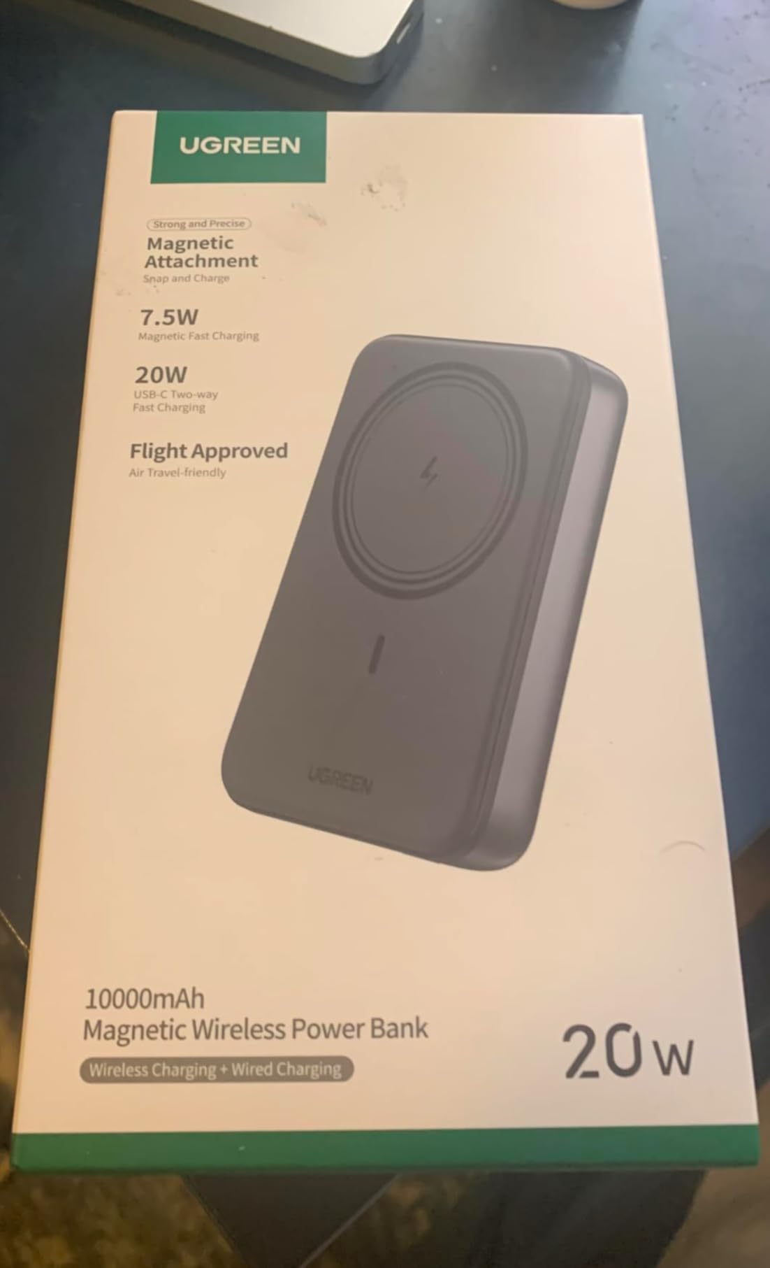 UGREEN Magnetic Power Bank, 10,000mAh Wireless Portable Charger, PD 20W Fast Charging Battery Pack with USB-C for MagSafe, iPhone 17/16/15/14/13 Series customer photo 1