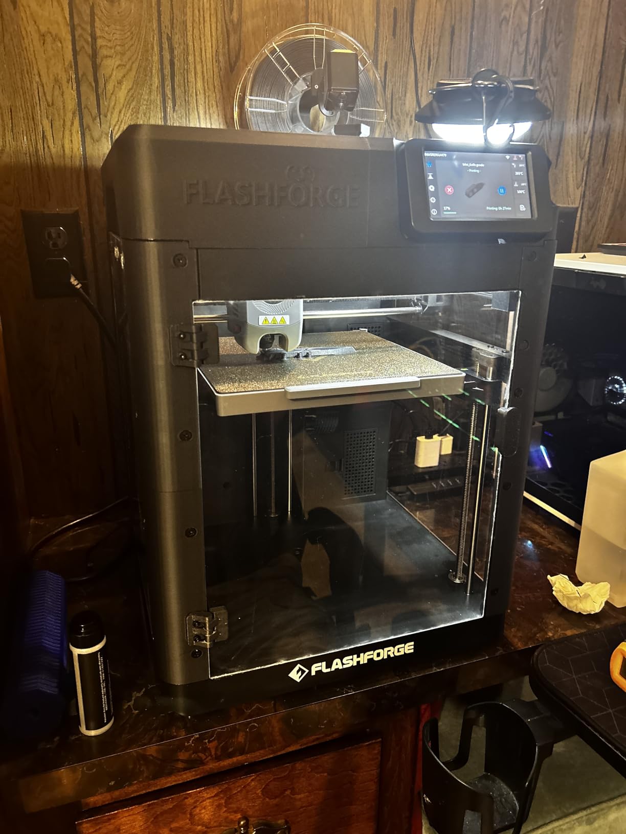 FLASHFORGE Adventurer 5M 3D Printer with Fully Auto Leveling, Max 600mm/s High Speed Printing, 280°C Direct Extruder with 3S Detachable Nozzle, CoreXY All Metal Structure, Print Size 220x220x220mm customer photo 2