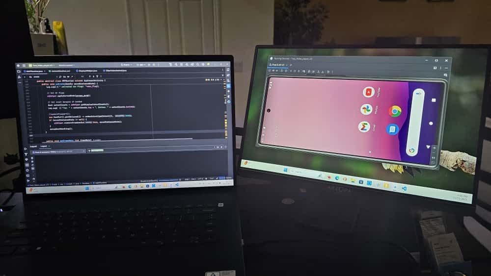 ARZOPA 16.1'' 144Hz Portable Gaming Monitor, 106% sRGB 1080P FHD Kickstand Portable Monitor with HDR, Ultra Slim, Eye Care, External Second Screen for Laptop, PC, PS5, Mac, Xbox-Z1FC - Customer Photo 1