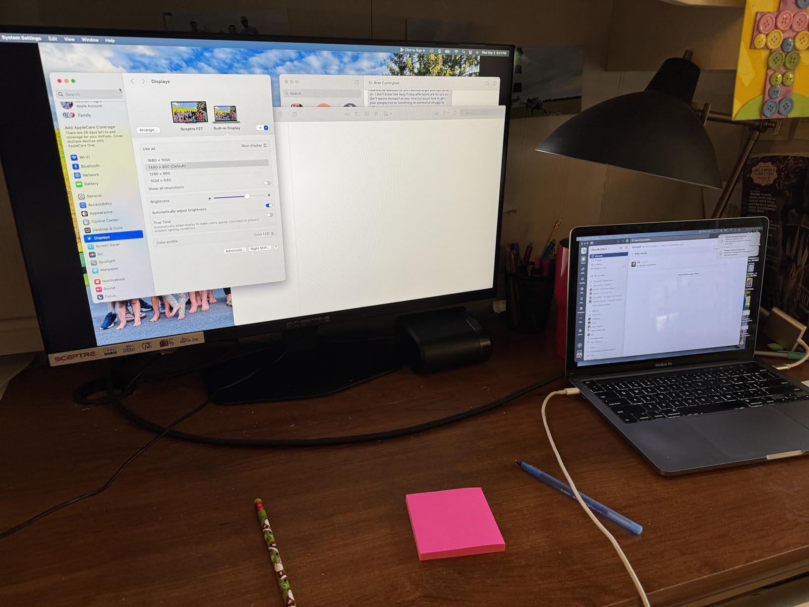 Sceptre 27-inch Gaming Monitor 100Hz 1ms DisplayPort HDMI x2 100% sRGB AMD FreeSync Build-in Speakers (E275W-FW100T Series, 2025) customer photo 2