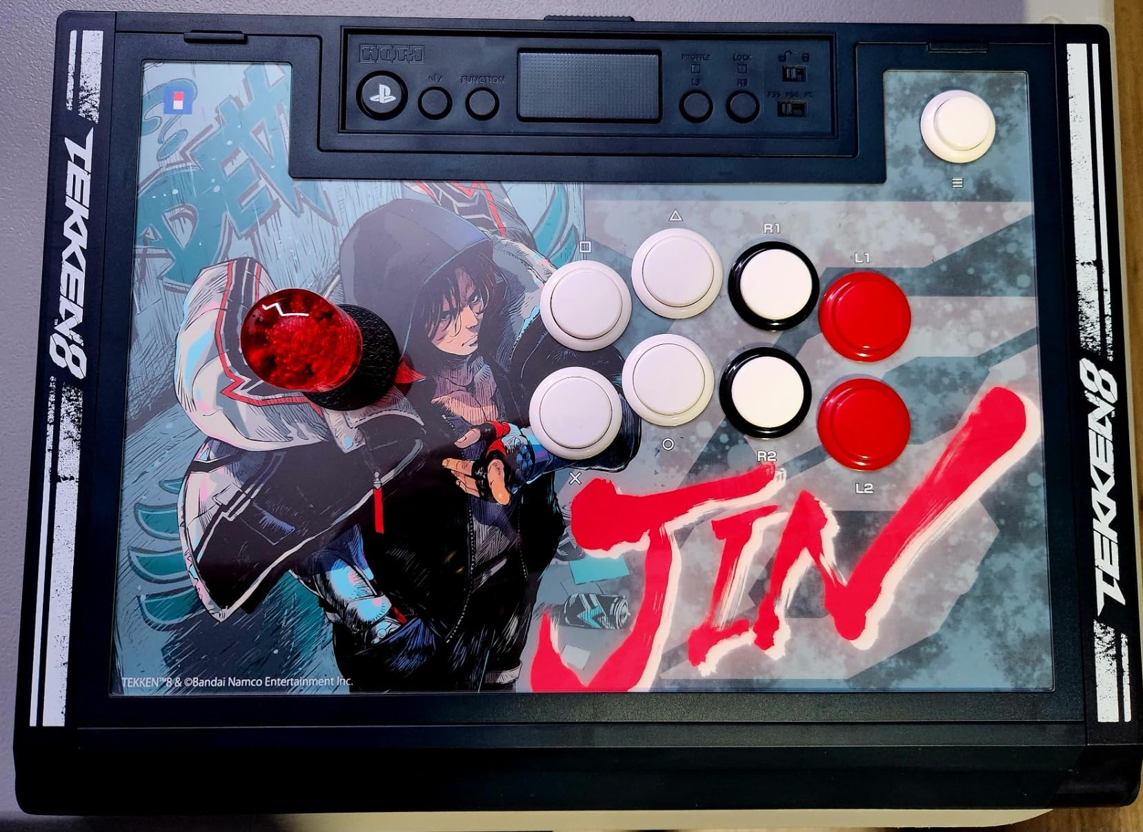 HORI PlayStation 5 Fighting Stick Alpha (TEKKEN 8 Edition) - Tournament Grade Fightstick for PS5, PS4, PC - Officially Licensed by Sony Customer Review HORI PlayStation 5 Fighting Stick Alpha (TEKKEN 8 Edition) - Tournament Grade Fightstick for PS5, PS4, PC - Officially Licensed by Sony - Customer Photo 2