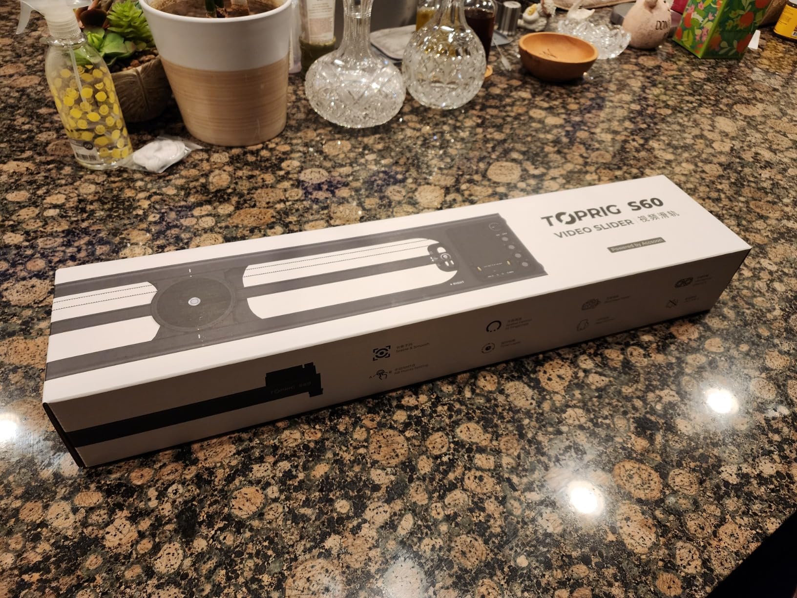 Accsoon Toprig 24inch/60cm Motorized Camera Slider, Button/APP Dual Control, Speed Adjust/Time-Lapse/120° Panoramic Shooting/Loop Mode, Compatible with DSLR Camera, Gopro, Camcorder, Smartphone(S60) Customer Review Accsoon Toprig 24inch/60cm Motorized Camera Slider, Button/APP Dual Control, Speed Adjust/Time-Lapse/120° Panoramic Shooting/Loop Mode, Compatible with DSLR Camera, Gopro, Camcorder, Smartphone(S60) - Customer Photo 2