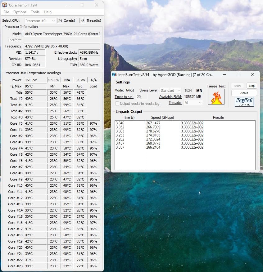 AMD Ryzen™ Threadripper™ 7960X 24-Core, 48-Thread Processor - Customer Photo 1