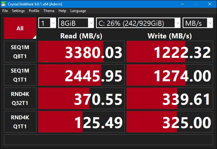 Crucial T500 1TB Gen4 NVMe M.2 Internal Gaming SSD, Up to 7300MB/s, Laptop & Desktop Compatible + 1mo Adobe CC All Apps - CT1000T500SSD8 Customer Review Crucial T500 1TB Gen4 NVMe M.2 Internal Gaming SSD, Up to 7300MB/s, Laptop & Desktop Compatible + 1mo Adobe CC All Apps - CT1000T500SSD8 - Customer Photo 1