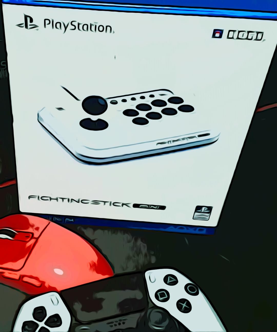 HORI Fighting Stick Mini for PS5, PS4, and PC - Officially Licensed by Sony customer photo 1