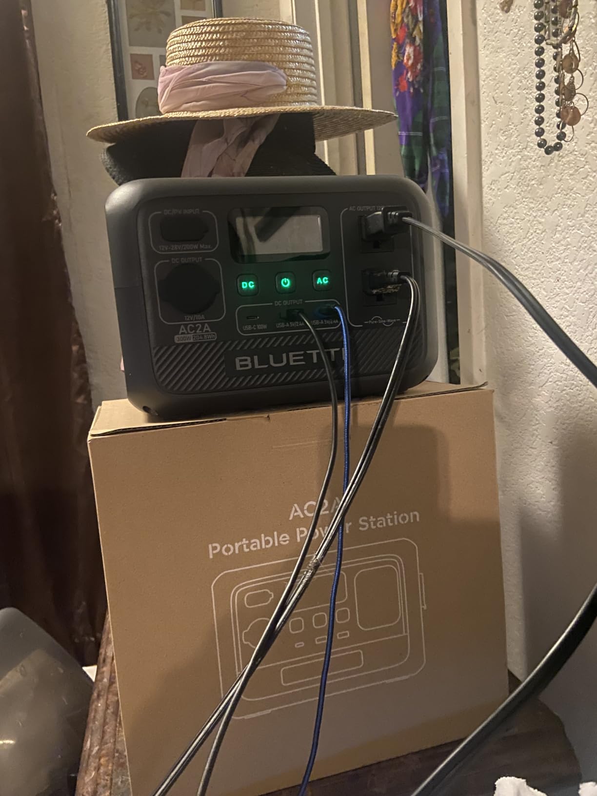 BLUETTI AC2A Portable Power Station, 204Wh Solar Generator LiFePO4 Battery Backup w/ 2 300W (600W Power Lifting) AC Outlets, Recharge from 0-80% in 45 Min, for Camping (Solar Panel Optional) - Customer Photo 3