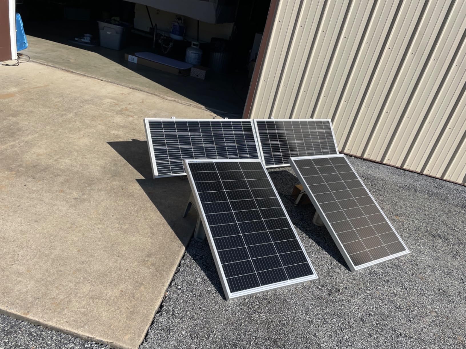 ECO-WORTHY 200 Watt Bifacial Solar Panel 2pcs 100 Watt Monocrystalline Solar Panel Module Off Grid PV Power for Home, Camping, Boat, Shed Farm, RV,12V/24V Battery - Customer Photo 1