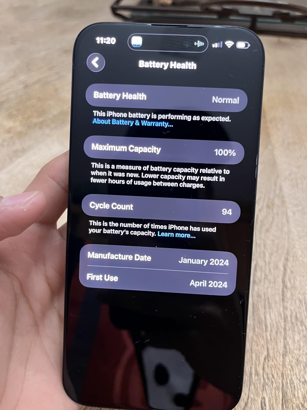 Apple iPhone 15 Pro Max, 256GB, Black Titanium - Unlocked (Renewed) Customer Review Apple iPhone 15 Pro Max, 256GB, Black Titanium - Unlocked (Renewed) - Customer Photo 1
