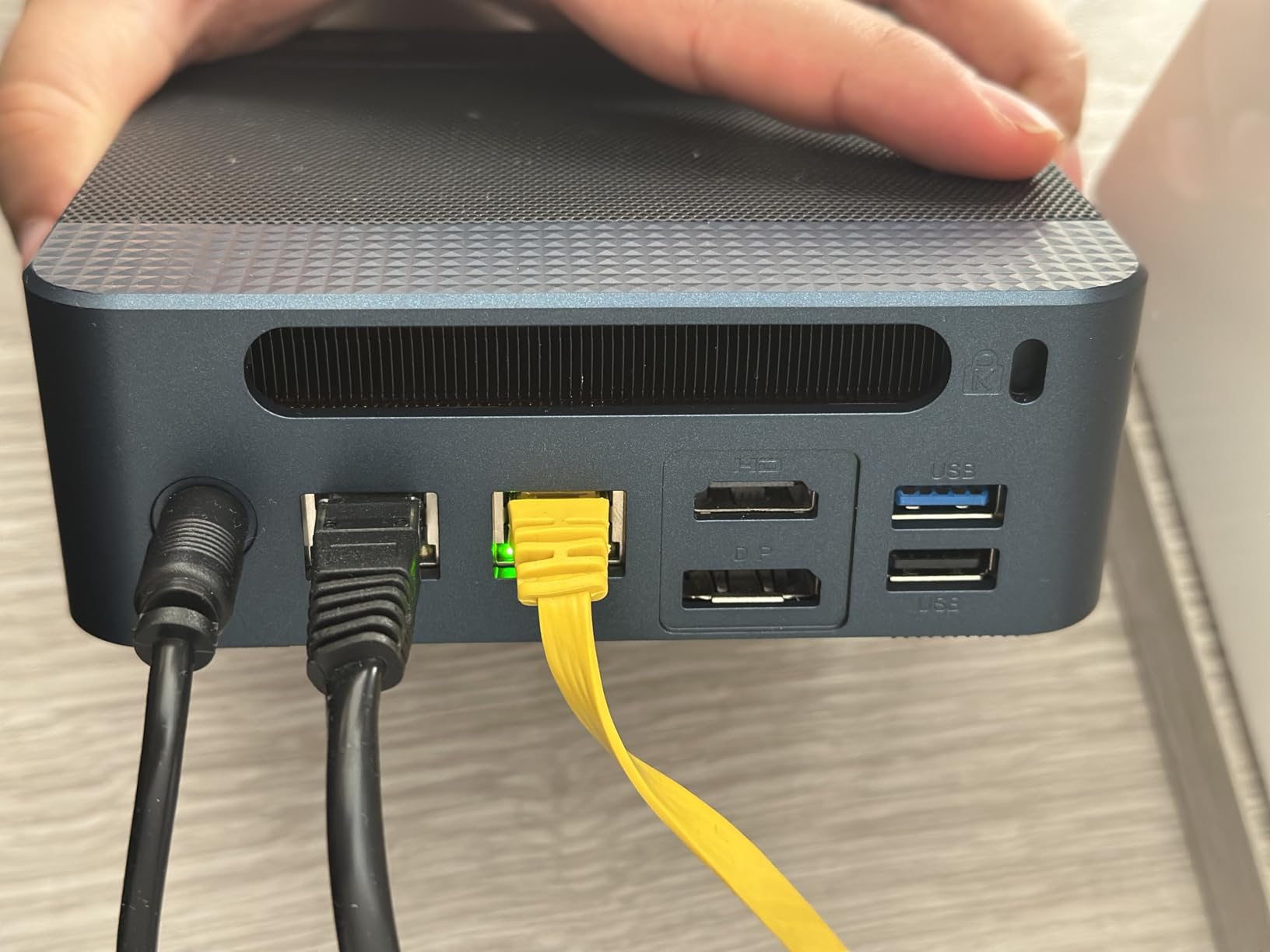 BOSGAME P4 Light Gaming Mini PC, Ryzen 7 5825U, 32GB RAM 1TB SSD, 11 Pro Triple 4K 60HZ Displays Desktop Computers, Support PS3 Emulator Micro PC, HDMI+DP+Type-C, WiFi 6E, BT5.2, Dual 2.5GbE LAN - Customer Photo 5