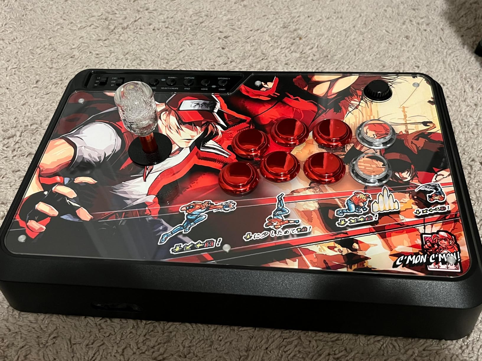 MAYFLASH Arcade Stick F700 for PS5, PS4, Switch, Switch 2, Windows, Apple, Android and more. Fight Stick Support Wireless Bluetooth, 2.4G Receiver and Wired Connection customer photo 1