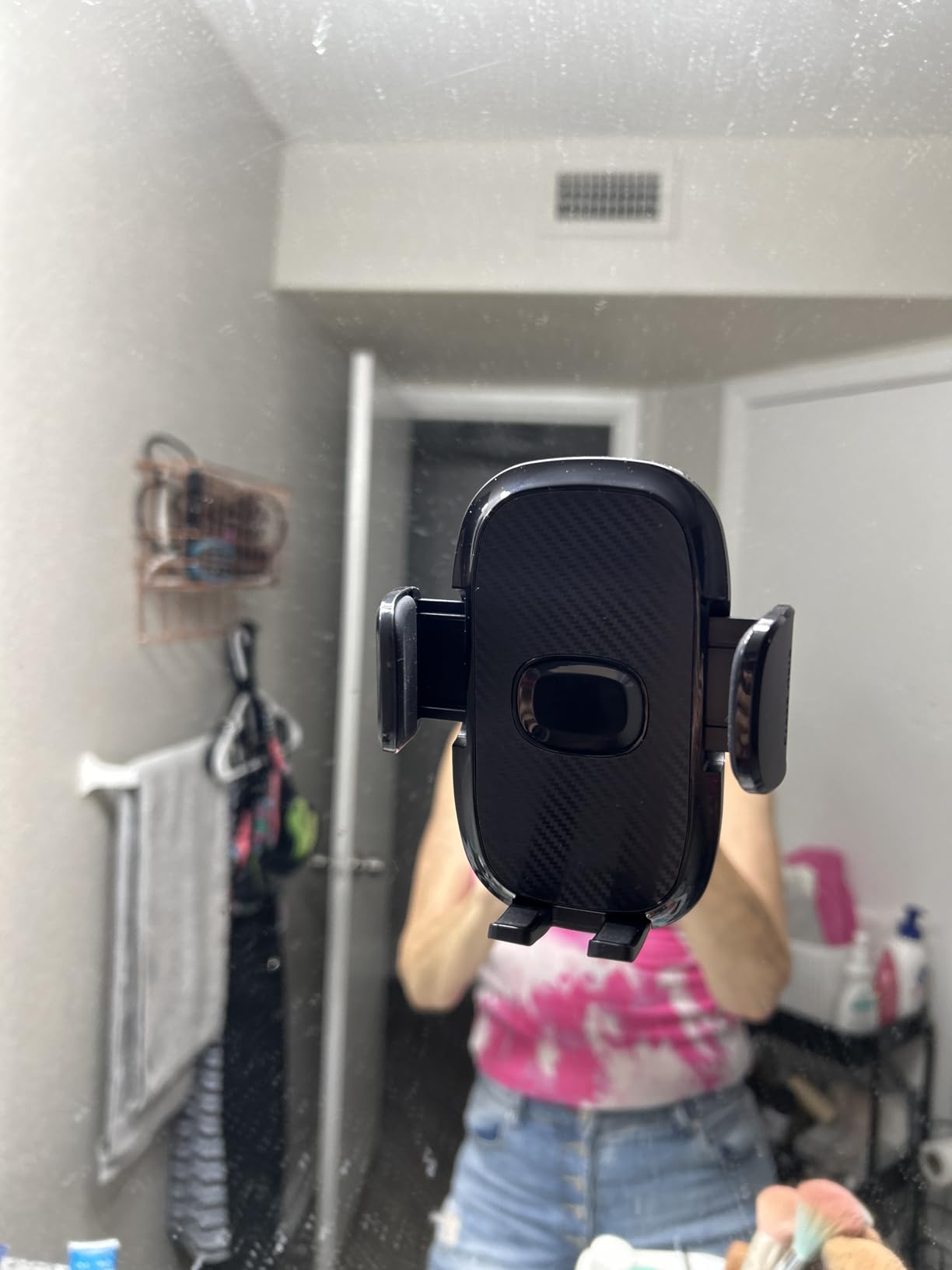 Car Phone Holder[Military-Grade 360°Suction Cup]Phone Holders for Your Car Universal Accessories Air Vent Dashboard Windshield Phone Mount Automotive Cradles Fit for iPhone Android Smartphone - Customer Photo 2