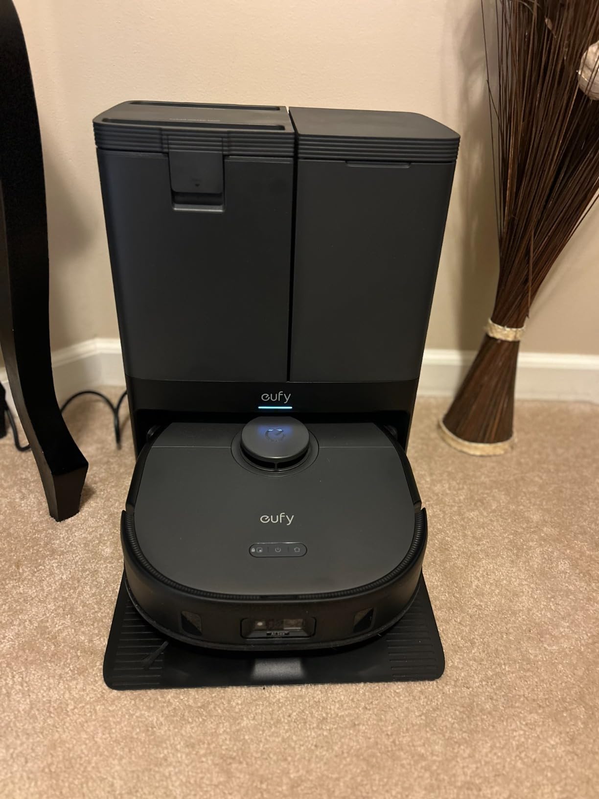 eufy X10 Pro Omni Robot Vacuum and Mop Combo, 8,000 Pa, Dual Mops with 12 mm Auto-Lift and Carpet Detection, AI Obstacle Avoidance, Auto Mop Washing&Drying, Self-Emptying, Self-Refilling customer photo 1