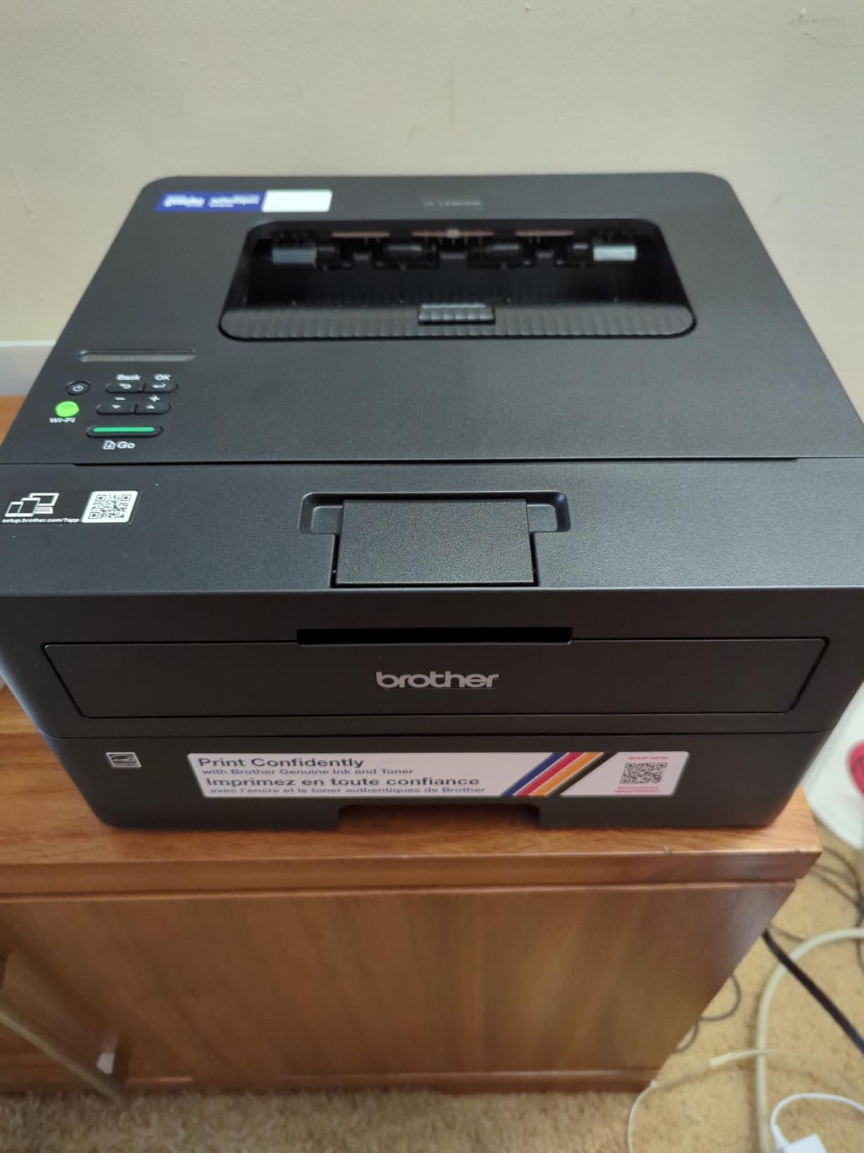 Brother HL-L2460DW Wireless Compact Monochrome Laser Printer with Duplex, Mobile Printing, Black & White Output | Includes Refresh Subscription Trial(1), Works with Alexa Customer Review Brother HL-L2460DW Wireless Compact Monochrome Laser Printer with Duplex, Mobile Printing, Black & White Output | Includes Refresh Subscription Trial(1), Works with Alexa - Customer Photo 1