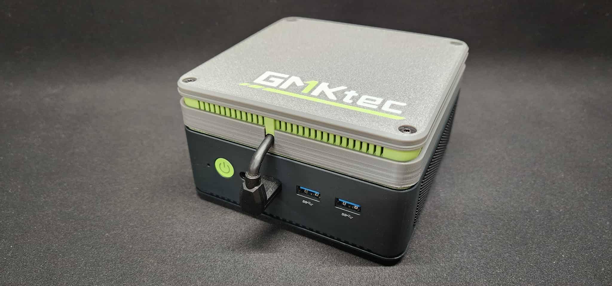 GMKtec Mini PC Gaming, K6 AMD Ryzen 7 7840HS Dual NIC LAN 2.5Gbps Desktop Computer, 32GB DDR5 (16GB*2) 1TB PCIe4.0 SSD, USB4.0, HDMI, DP, USB-C, WiFi 6E, BT 5.2 - Customer Photo 2