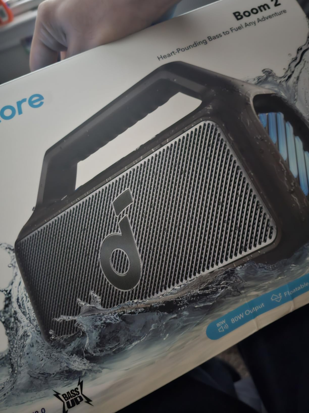 soundcore Boom 2 By Anker, Outdoor Speaker, 80W, Subwoofer, BassUp 2.0, 24H Playtime, IPX7 Waterproof, Floatable, RGB Lights, USB-C, Custom EQ, Bluetooth 5.3, Portable for Camping, Beach, and Backyard Customer Review soundcore Boom 2 By Anker, Outdoor Speaker, 80W, Subwoofer, BassUp 2.0, 24H Playtime, IPX7 Waterproof, Floatable, RGB Lights, USB-C, Custom EQ, Bluetooth 5.3, Portable for Camping, Beach, and Backyard - Customer Photo 2