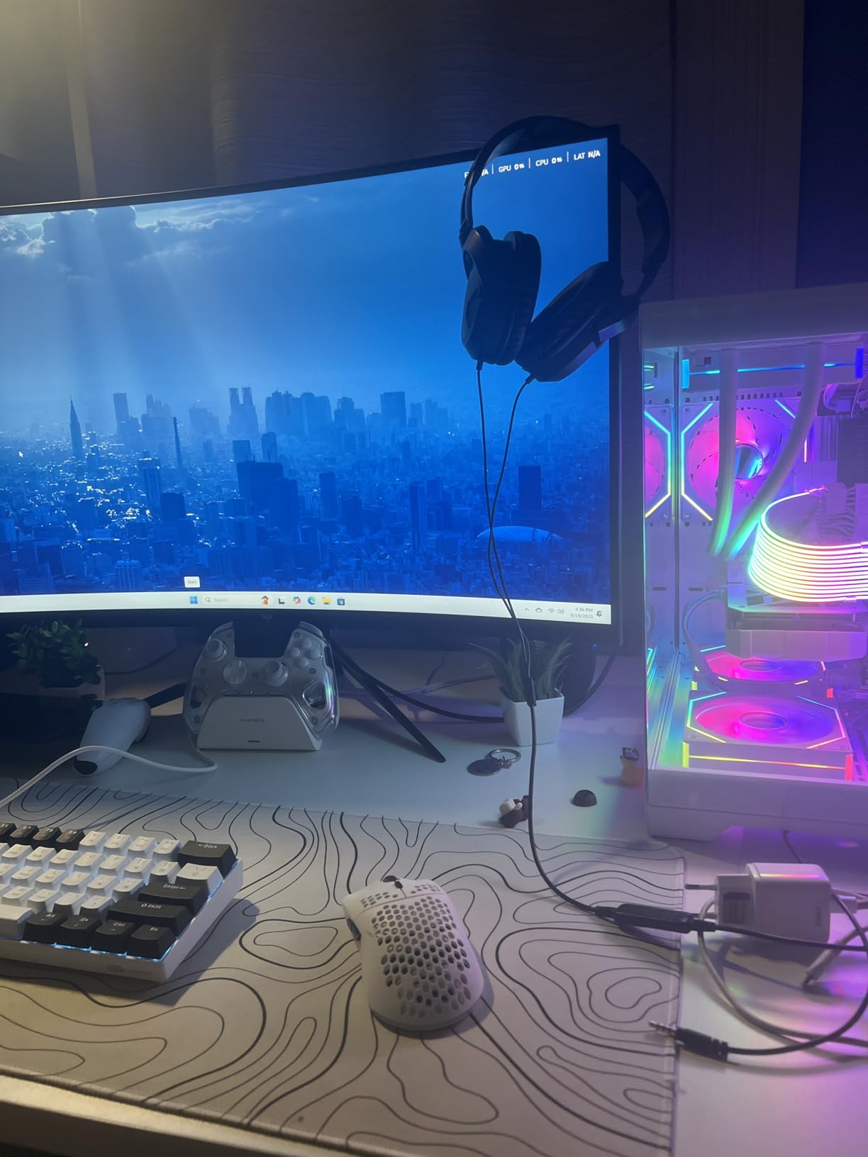 Gaming PC Desktop -AMD Ryzen 7 5700X 3.4 GHz -GeForce RTX 5060 8GB -32GB DDR4 RAM -1TB M.2 SSD -240mm AIO Water Cooled -WiFi & BT -Win 11 Pro RGB Prebuilt Tower Computer for Gamers-White Customer Review Gaming PC Desktop -AMD Ryzen 7 5700X 3.4 GHz -GeForce RTX 5060 8GB -32GB DDR4 RAM -1TB M.2 SSD -240mm AIO Water Cooled -WiFi & BT -Win 11 Pro RGB Prebuilt Tower Computer for Gamers-White - Customer Photo 5
