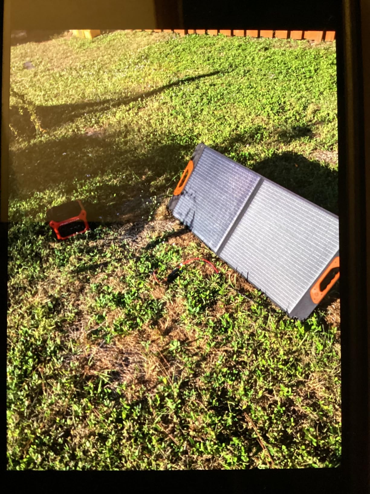 100W Portable Solar Panel,RV Essentials, 20V ETFE Foldable Solar Charger for Power Station,QC3.0 USB-A &Type-C Output,23.5% High Efficiency IP67 Waterproof for Camping RV Hurricane - Customer Photo 3