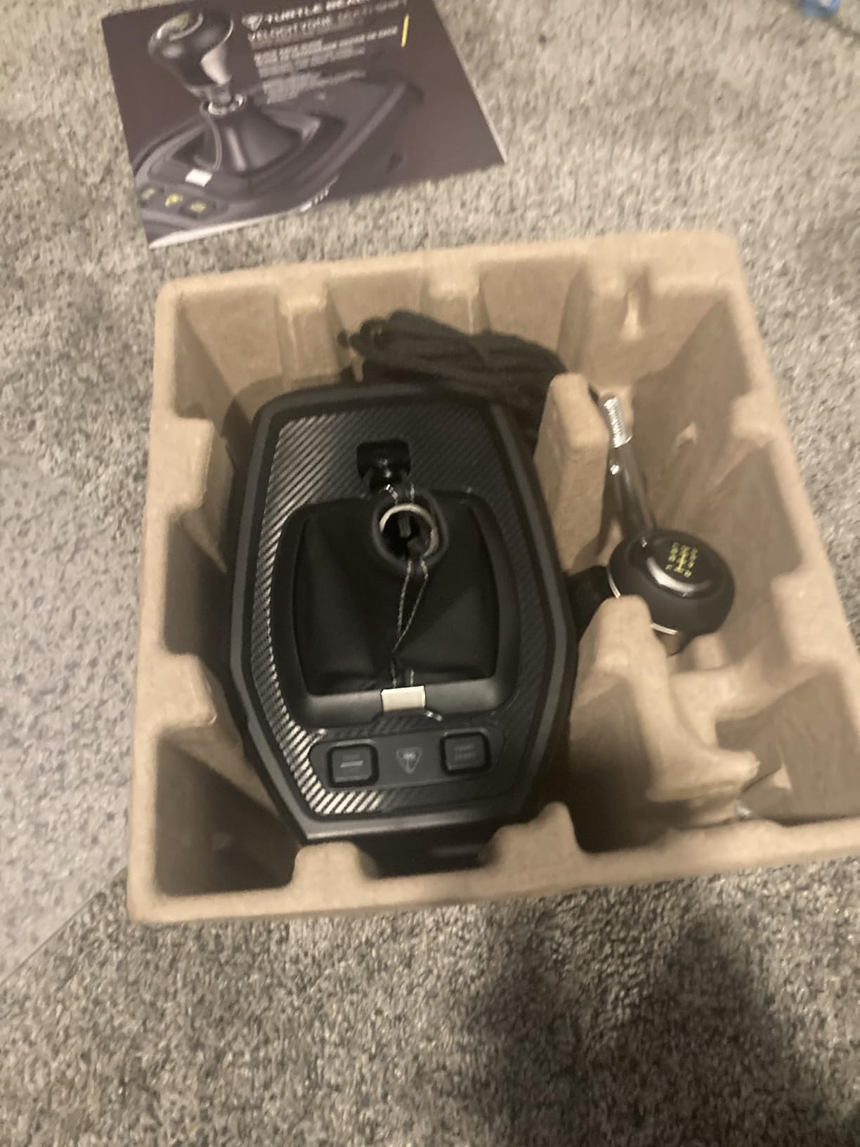 Turtle Beach VelocityOne Race Wheel & Pedal System Licensed for Xbox Series X|S, Xbox One, Windows PCs – 7.2Nm Direct Drive Force Feedback, 3 Pedals & Magnetic Paddle Shifters, Hall Effect Sensors Customer Review Turtle Beach VelocityOne Race Wheel & Pedal System Licensed for Xbox Series X|S, Xbox One, Windows PCs – 7.2Nm Direct Drive Force Feedback, 3 Pedals & Magnetic Paddle Shifters, Hall Effect Sensors - Customer Photo 1