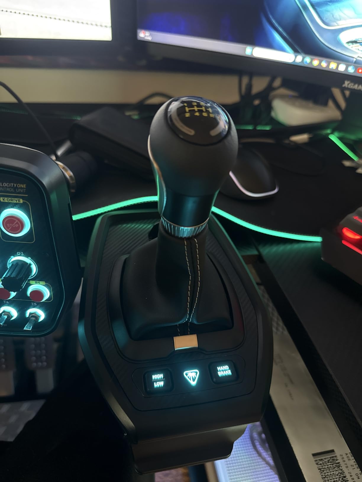Turtle Beach VelocityOne Race Wheel & Pedal System Licensed for Xbox Series X|S, Xbox One, Windows PCs – 7.2Nm Direct Drive Force Feedback, 3 Pedals & Magnetic Paddle Shifters, Hall Effect Sensors Customer Review Turtle Beach VelocityOne Race Wheel & Pedal System Licensed for Xbox Series X|S, Xbox One, Windows PCs – 7.2Nm Direct Drive Force Feedback, 3 Pedals & Magnetic Paddle Shifters, Hall Effect Sensors - Customer Photo 2
