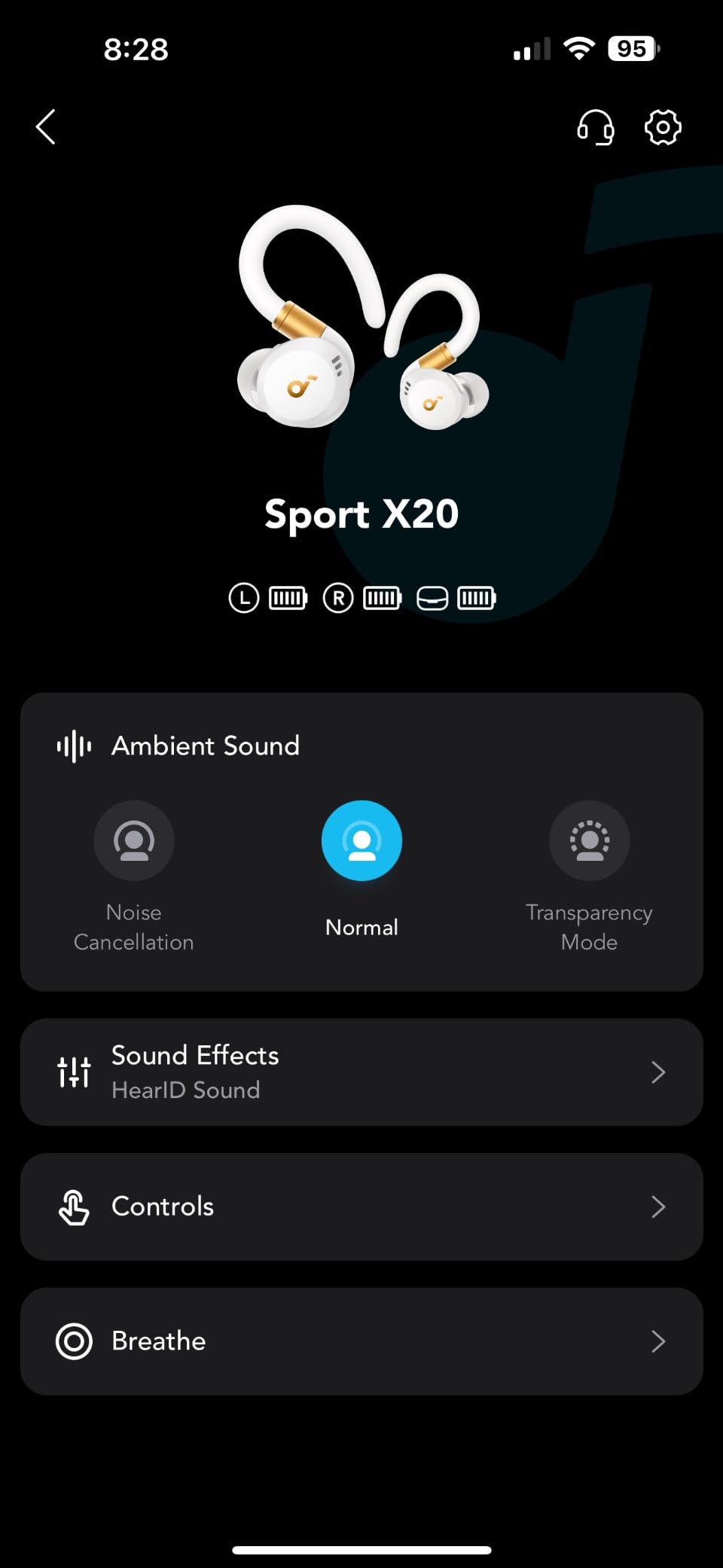 Soundcore Sport X20 by Anker, True-Wireless Workout Earbuds, Rotatable and Extendable Ear Hooks, Noise Cancelling, Deep Bass, IP68 Waterproof, Sweatproof, Dustproof, 48H Play, Sport Earbuds for Gym customer photo 2