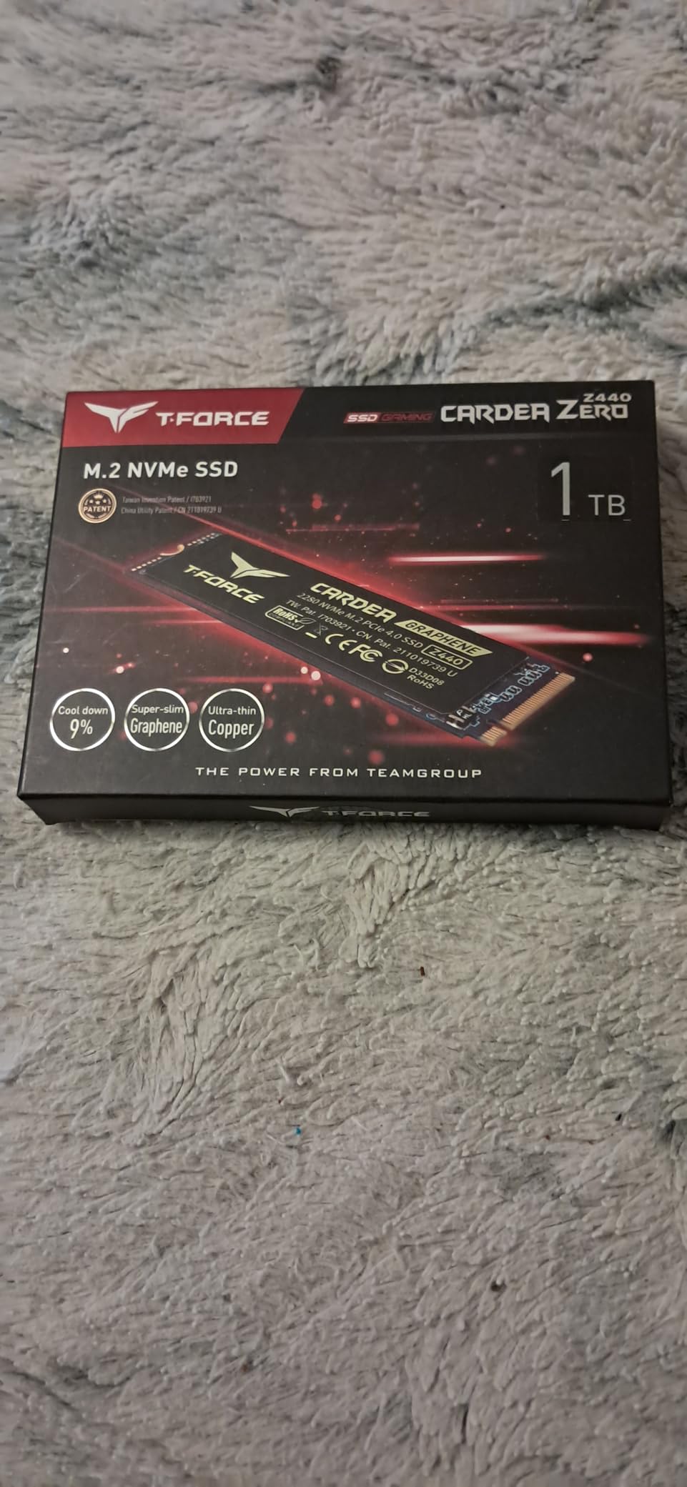 TEAMGROUP T-Force G50 512GB SLC Caching 3D TLC NAND NVMe InnoGrit PCIe Gen4x4 M.2 2280 Gaming SSD with Ultra-Thin Graphene Heat Spreader Works with PS5 Read/Write 5000/2500 MB/s TM8FFE512G0C129 Customer Review TEAMGROUP T-Force G50 512GB SLC Caching 3D TLC NAND NVMe InnoGrit PCIe Gen4x4 M.2 2280 Gaming SSD with Ultra-Thin Graphene Heat Spreader Works with PS5 Read/Write 5000/2500 MB/s TM8FFE512G0C129 - Customer Photo 1