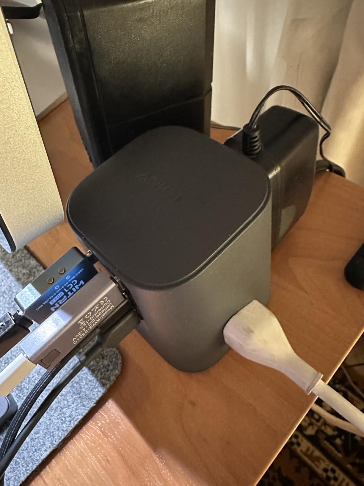 Anker Charging Station (100W), 9-in-1 USB-C Power Strip with 300J Surge Protection, for iPhone 16 and MacBook, 5 ft Flat Cable and Plug, 4 USB-C and 2 USB-A Ports, 3 AC Outlets, for Home, Office Customer Review Anker Charging Station (100W), 9-in-1 USB-C Power Strip with 300J Surge Protection, for iPhone 16 and MacBook, 5 ft Flat Cable and Plug, 4 USB-C and 2 USB-A Ports, 3 AC Outlets, for Home, Office - Customer Photo 2