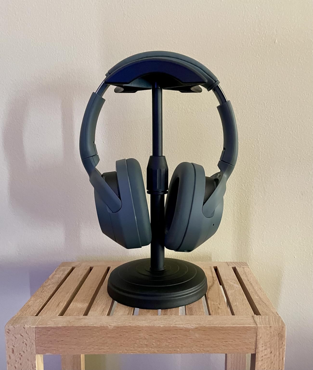 Cyfromt Headphone for Desk Hanger Holder Organizer Keeper Racks Storage Mount Gaming Headset Stand Premium Functional Craftmanship Headset Stand (Metal) - Customer Photo 2
