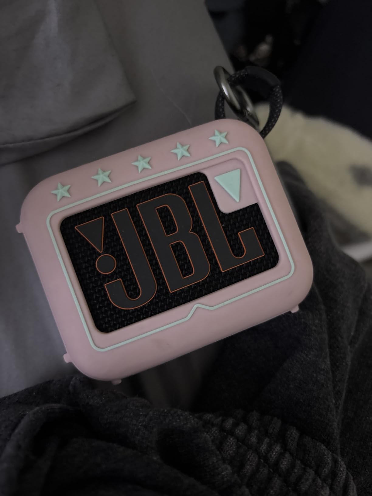 JBL Go 4 - Ultra-Portable, Waterproof and Dustproof Bluetooth Speaker, Big Pro Sound with Punchy bass, 7-Hour Built-in Battery, Made in Part with Recycled Materials (Blue) Customer Review JBL Go 4 - Ultra-Portable, Waterproof and Dustproof Bluetooth Speaker, Big Pro Sound with Punchy bass, 7-Hour Built-in Battery, Made in Part with Recycled Materials (Blue) - Customer Photo 5
