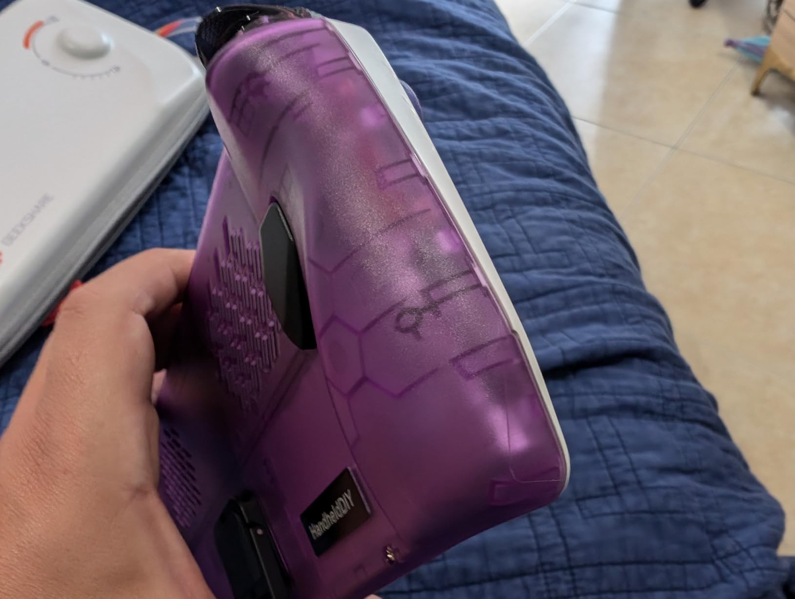 Cooling Modcase for ROG Ally, ROG Ally Back Plate Accessories, Heat Management Shell Case Compatible with ROG Ally, Easy Installation Cover with Foldable Kickstand, and Custom Nameplate (Translucent) - Customer Photo 5