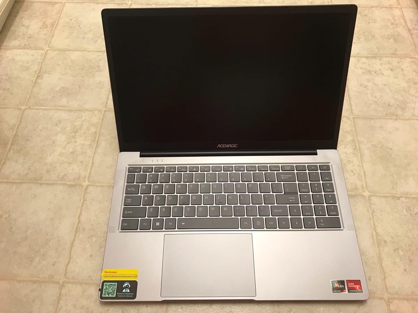 ACEMAGIC 2024 Laptop with Backlit Keyboard, 16.1-inch FHD Display Laptop with AMD Ryzen 7 5700U Processor(8C/16T), 16GB RAM 512GB ROM Laptop Computer, Support WiFi 6, 53Wh Battery Customer Review ACEMAGIC 2024 Laptop with Backlit Keyboard, 16.1-inch FHD Display Laptop with AMD Ryzen 7 5700U Processor(8C/16T), 16GB RAM 512GB ROM Laptop Computer, Support WiFi 6, 53Wh Battery - Customer Photo 2