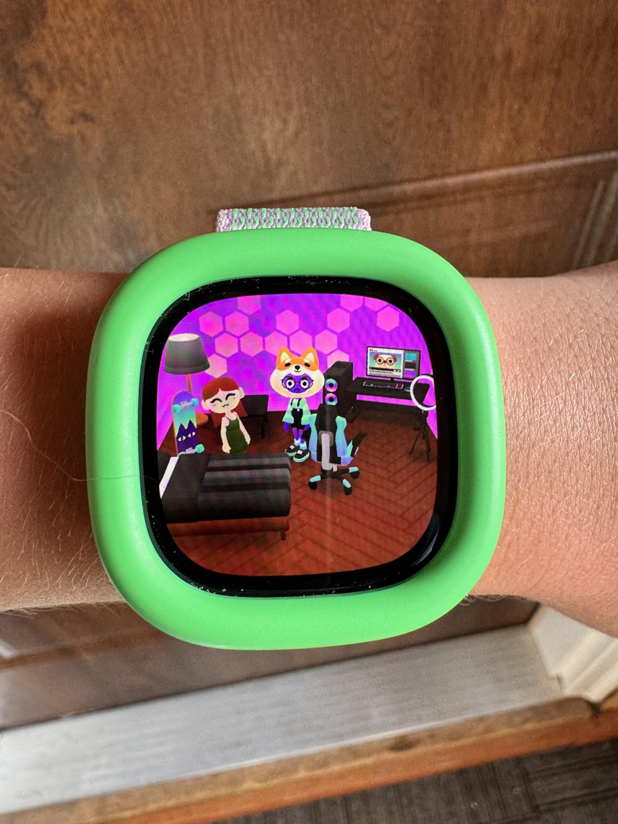 Fitbit Google Ace LTE - Kids Smartwatch with Call, Message, GPS, and Activity-Based Games, Ace Pass Data Plan Required - Spicy - Moovin - Customer Photo 2