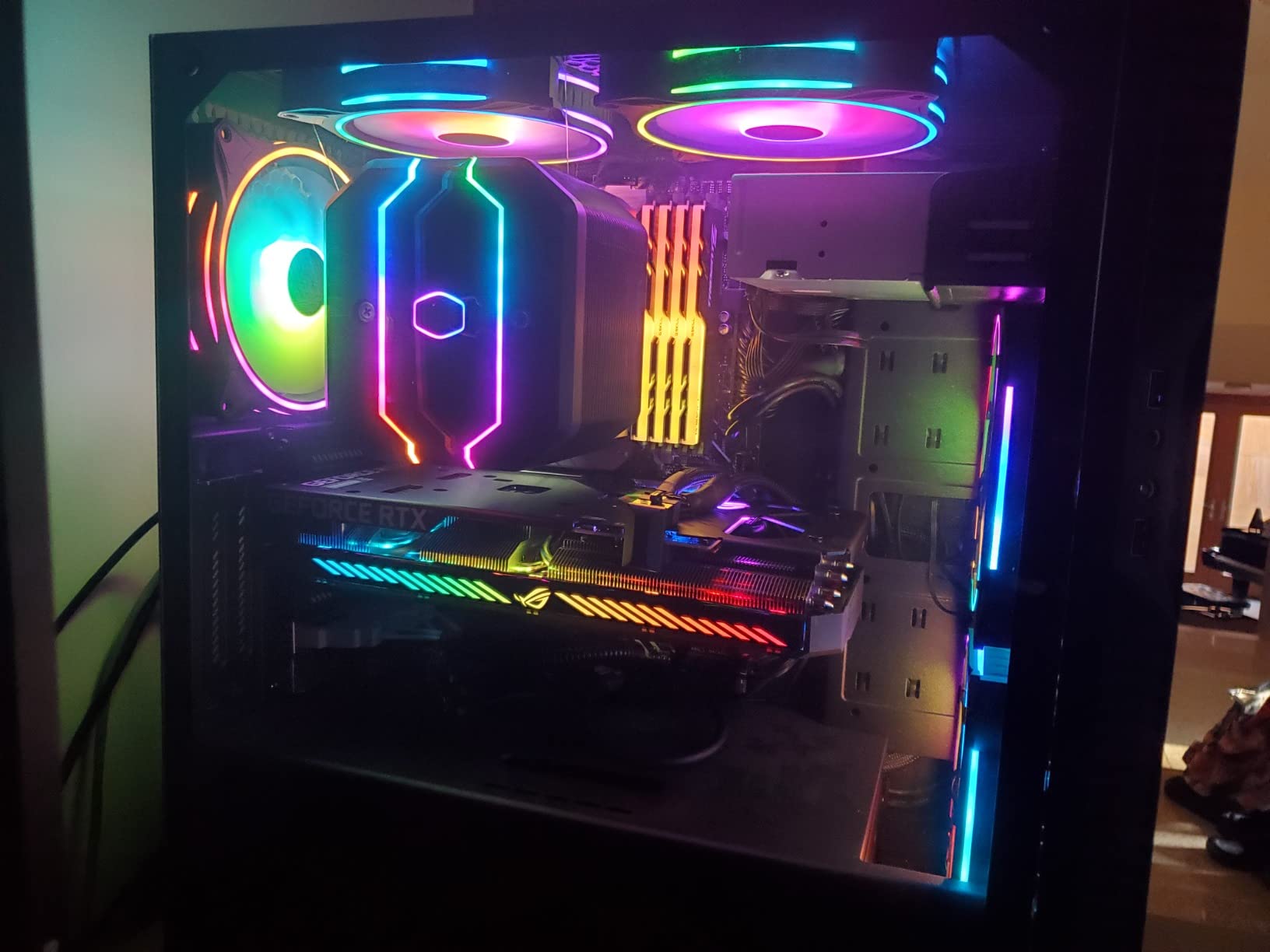 ASUS Dual NVIDIA GeForce RTX 3050 6GB OC Edition Gaming Graphics Card - PCIe 4.0, 6GB GDDR6 Memory, HDMI 2.1, DisplayPort 1.4a, 2-Slot Design, Axial-tech Fan Design, 0dB Technology, Steel Bracket Customer Review ASUS Dual NVIDIA GeForce RTX 3050 6GB OC Edition Gaming Graphics Card - PCIe 4.0, 6GB GDDR6 Memory, HDMI 2.1, DisplayPort 1.4a, 2-Slot Design, Axial-tech Fan Design, 0dB Technology, Steel Bracket - Customer Photo 1