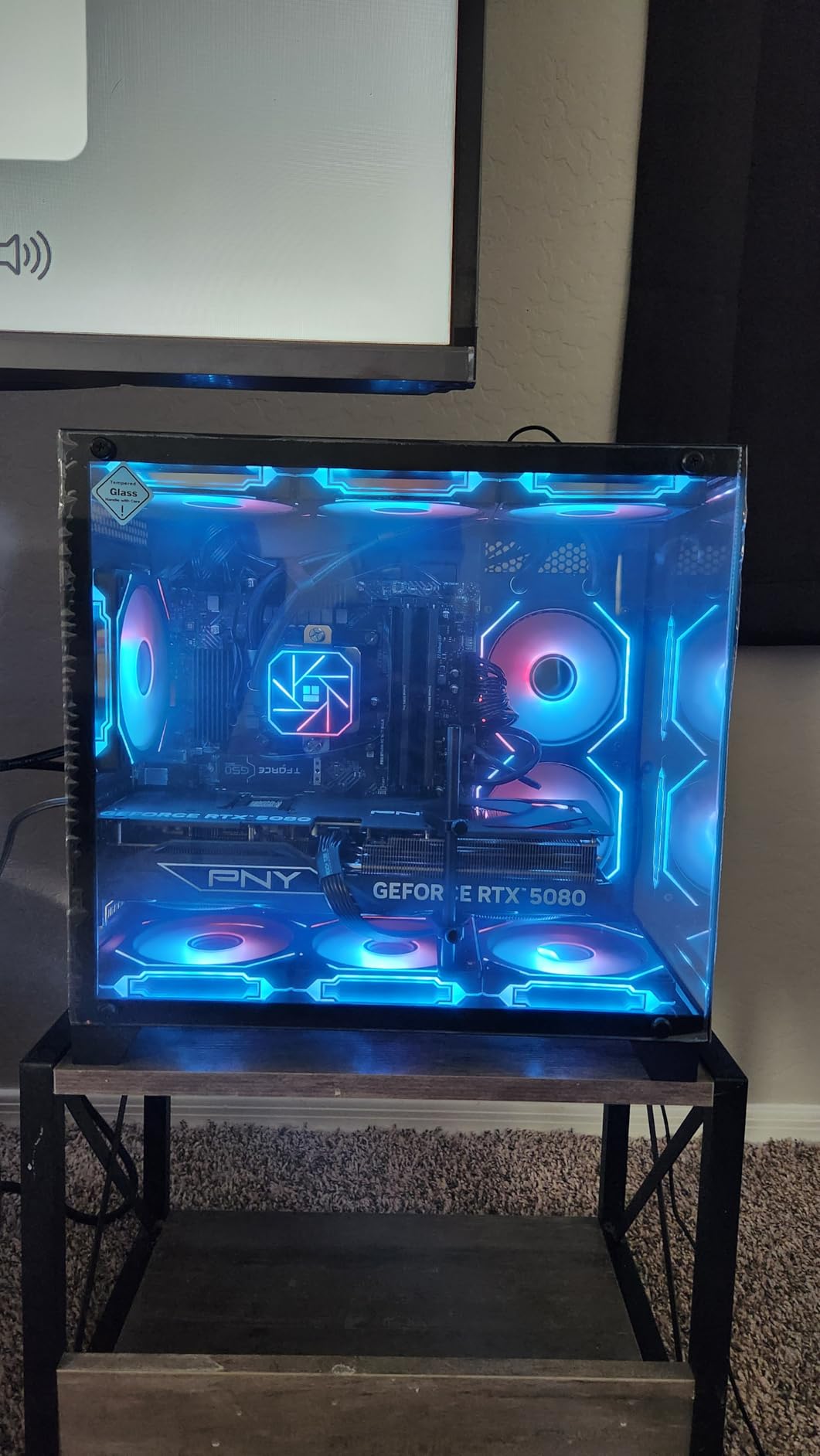 Panorama Gaming PC Desktop (NVD GeForce RTX 5080, Intel 24-Core i9-14900KF Processor, 96GB DDR5 RAM, 4TB Gen4 NVMe SSD, WiFi 6E, HDMI, Windows 11 Pro) Best 2025 Prebuilt Tower RGB Gamer Computer - Customer Photo 2