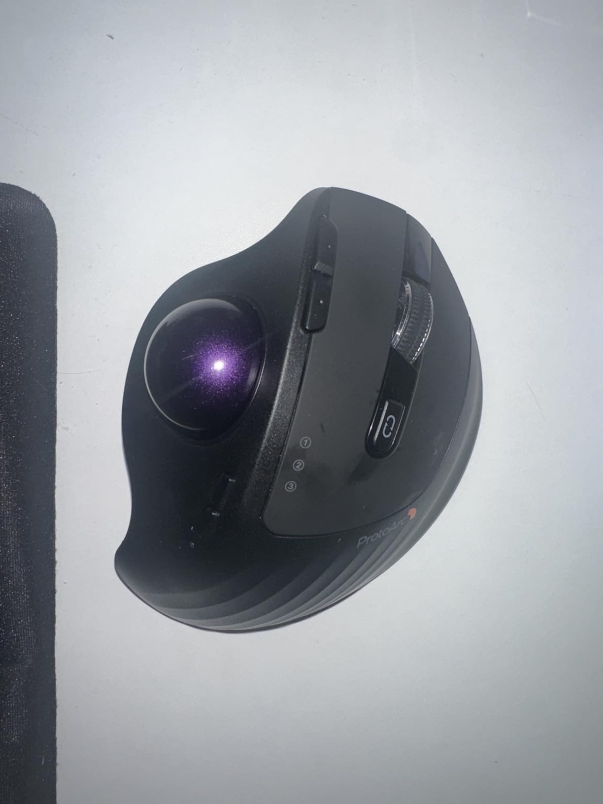 ProtoArc Wireless Trackball Mouse, EM01 NL Ergonomic Bluetooth Rollerball Thumb Rechargeable Computer Laptop Mouse, Adjustable Angle & 3 Device Connection for PC, Mac, Windows-Gray Ball Customer Review ProtoArc Wireless Trackball Mouse, EM01 NL Ergonomic Bluetooth Rollerball Thumb Rechargeable Computer Laptop Mouse, Adjustable Angle & 3 Device Connection for PC, Mac, Windows-Gray Ball - Customer Photo 1